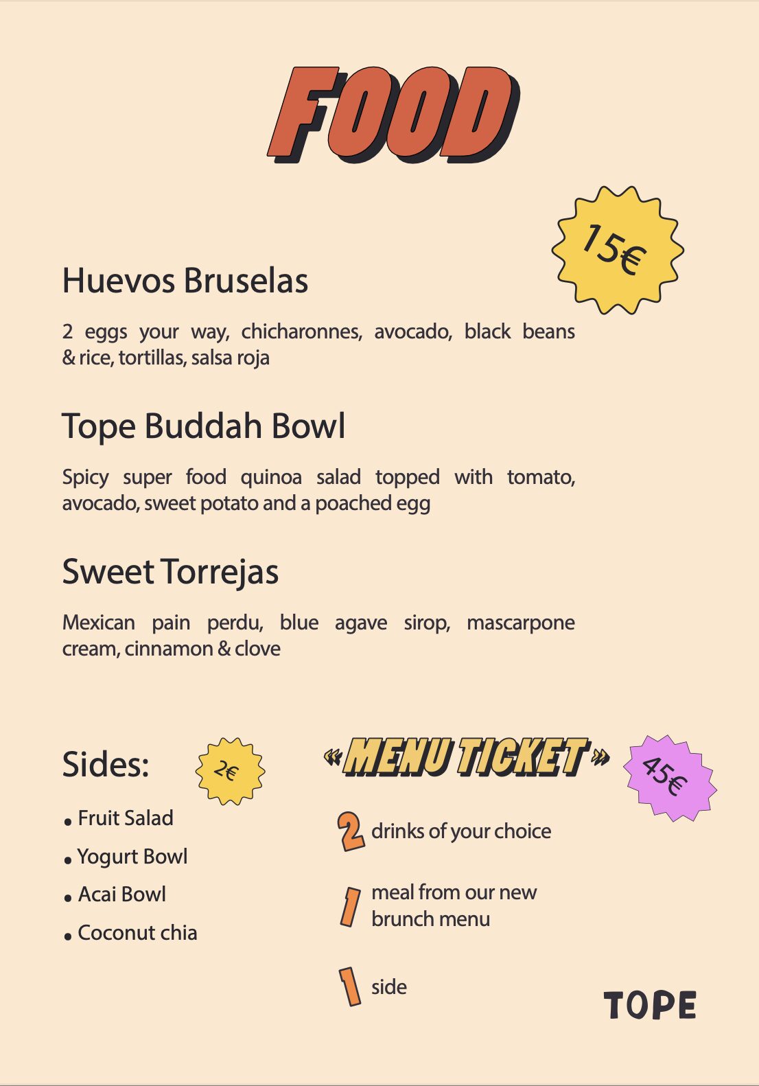 Food Menu