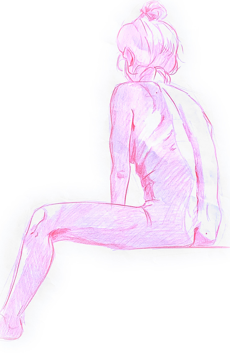 Colored pencil - 10min'
